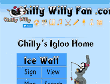 Tablet Screenshot of chillywillyfan.com